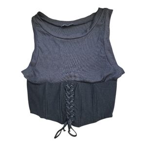 Poster GRL Black Corset Tank Top